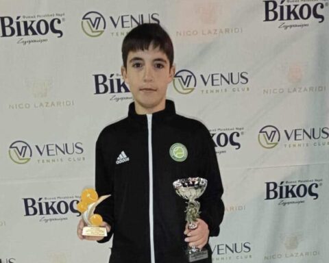 Στους καλύτερους αθλητές αντισφαίρισης ο νεαρός Ορεστιαδίτης Βαμβακάς Παναγιώτης