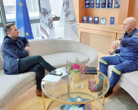 Συνάντηση του δημάρχου Αλεξανδρούπολης με τον νέο Διοικητή Π.Υ. Έβρου, Πασχάλη Χουρτερούδη