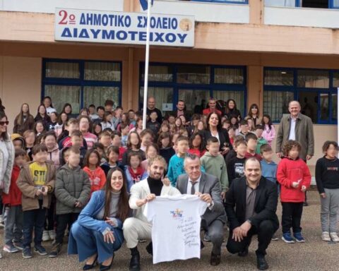 “Η Δύναμη του Ονείρου” με τον Ιωάννη Μελισσανίδη στο Δήμο Διδυμοτείχου – Ο Ολυμπιονίκης βρέθηκε κοντά στους μαθητές του 2ου Δημοτικού Σχολείου