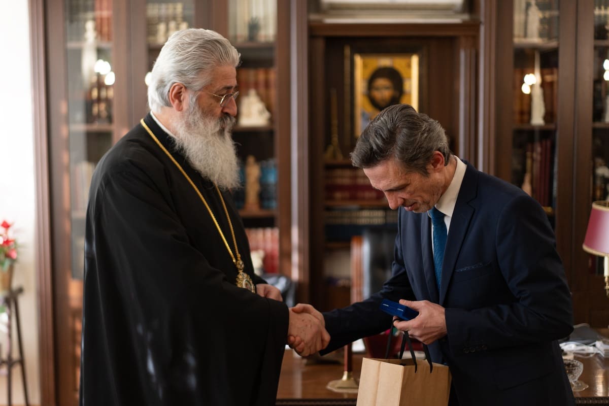 Τιμητική διάκριση στον Δημήτρη Κελεμίδη από τον Μητροπολίτη Αλεξανδρούπολης